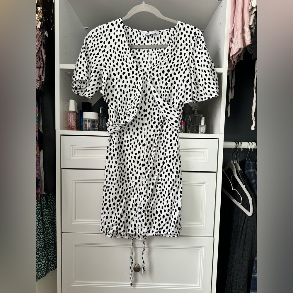 Zara spotted minidress